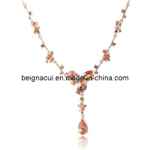 Sw Elements Topaz Color Modern and Beautiful Necklace